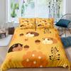 Guinea Pig Duvet Cover Set Cute Cavy Pattern Bedding Set Animal Quilt Cover For Boys Girls Garden Nature Polyester Bedding Set