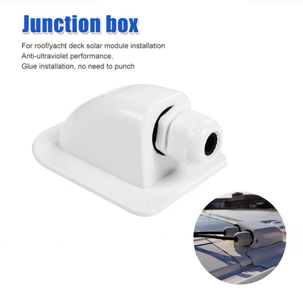 Roof Wire Entry Cable Connector Holder Single/Double Wire Car Roof Wire Entry Gland Box Entry Gland Box RV Yacht Car Accessories