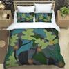 Abstract Floral Digital Printed Polyester Bedding set, Three Piece set, soft, atmospheric, comfortable, And Soft Couple Gift