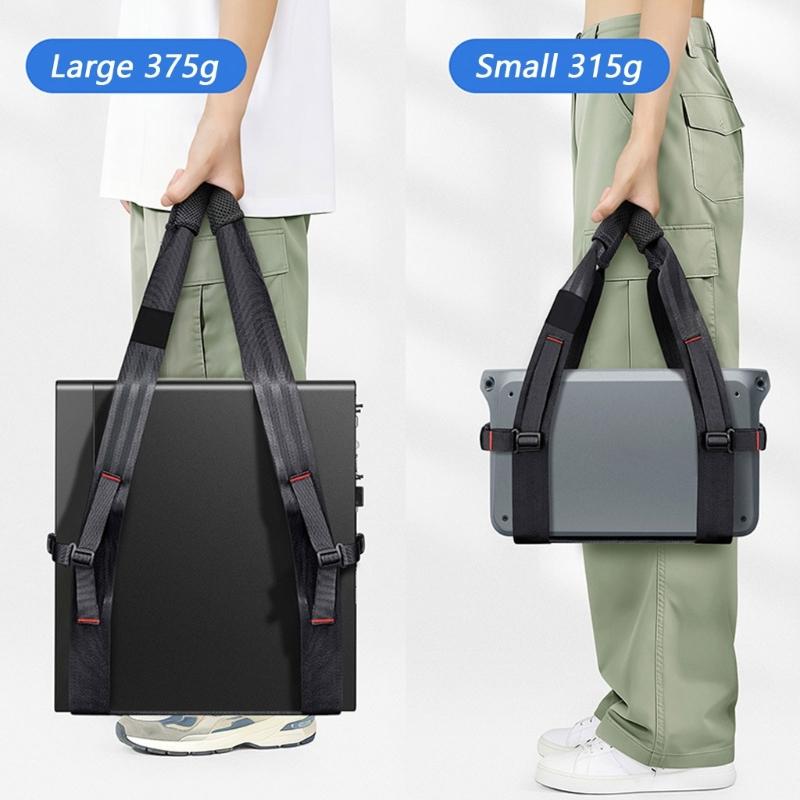 Heavy Duty Strap Camping Gear Strap for Outdoor Power Station Secure Fixing Adjustable Length and Reinforced Buckles