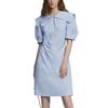 ELLE Summer French Daily EL35150 (Elle) Women's Dress, Style, Elegant, Flattering, High-Quality Material, Stylish, Trendy, Cute, Adult-Cute, Dress,