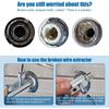 1/2Set Faucet Angle Valve Broken Screw Extractor 4/6Point Adjustable Tap Screw Remove Water-tap Angle Valve Repair Plumbing Tool