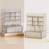 Clear Plastic Pen Organizer Marker Holder for Desk Pencil Holder for Office School Supplies Storage Cosmetic Storage Box