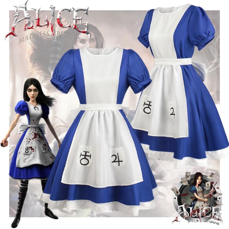 Falei Alice Fantasia de Cosplay de Serva Melhor Para Amantes de Anime