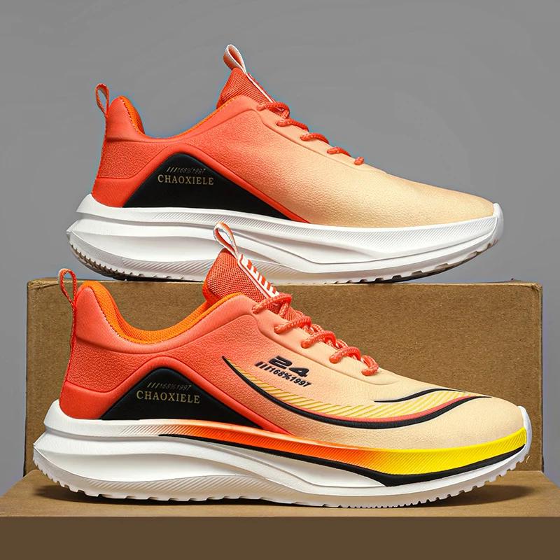 

Мужские кроссовки туфли для мужчин лоферы мужские кроссовки платформа спортивная обувь спортивная и повседневная износостойкая весна и осень 47 оранжевый