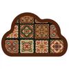Irregular Carpet Entrance Door Mat Bathroom Water Absorption Mat Household Diatomaceous Earth Non-Slip Foot Mat Entryway