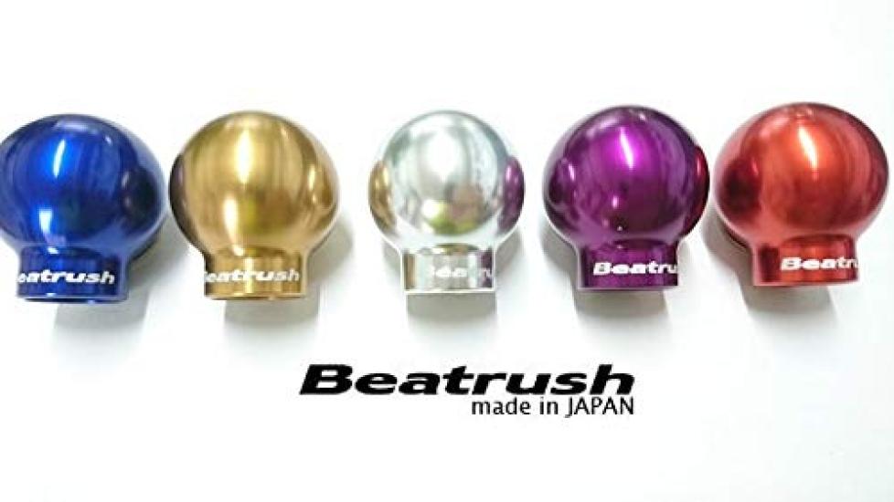 Beatrush Aluminum Shift Knob for Toyota 86 ZN6 and Subaru BRZ ZC6 x Type-QBR (Silver) (M12 1.25) [A91212AS-QBR]