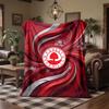 Coperta in Flanella con Stampa Calcio Nottingham Forest Morbida Calda Coperta da Divano Letto per Casa Ufficio Camera da Letto