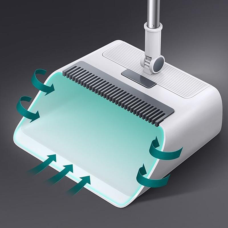 Effortless Home Cleaning with 3 in 1 Design Long Handled Floor Brush and Dustpan Set for All Surfaces