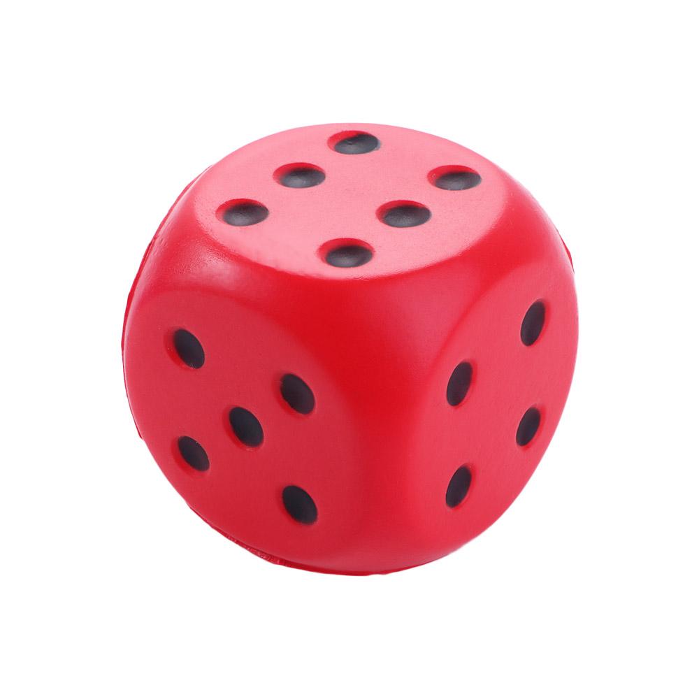 Solid Color Finger Training Length 6cm Squeeze Pressure Relief Sponge Dice Point Dice Anti Stress