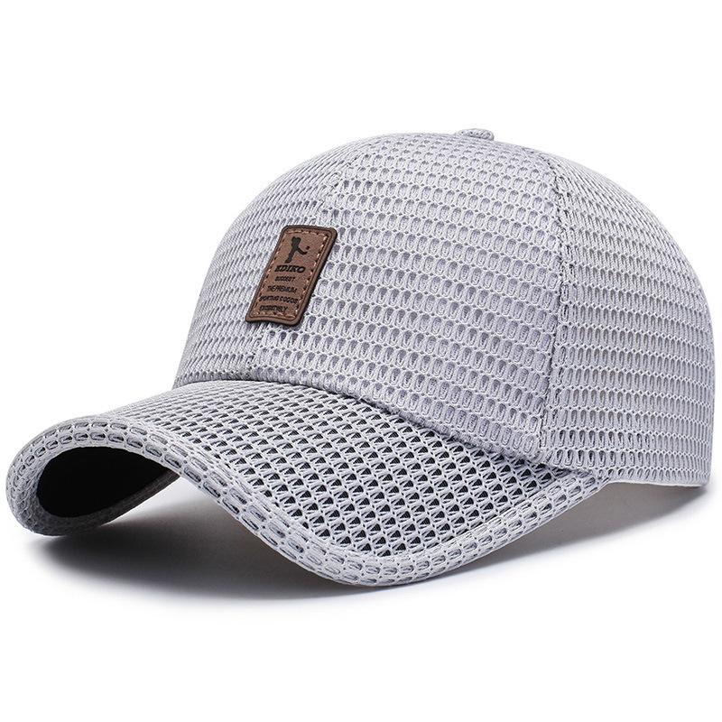 Manufacturer summer Korean version tide casual mesh baseball cap men and women with the same sun protection visor fishing cap