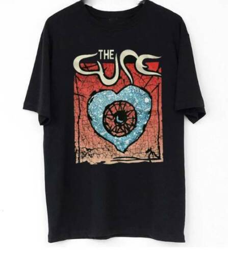 HOT Vintage 1992 The Cure Wish Tour T-Shirt The Cure Rock Band Tee. L