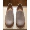 Vainer Women Comfort Shoes Leather Punching 327d Beige