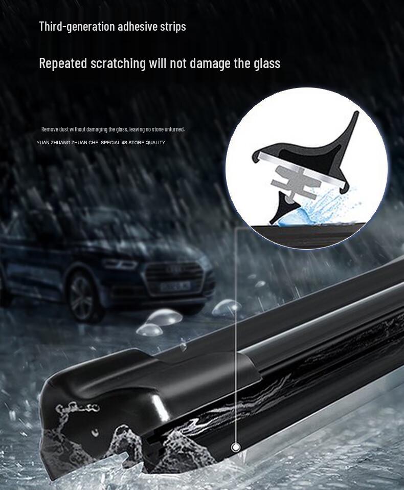 Geely Galaxy L6 Frameless Wiper 23-24 Model with Silent Rubber Strip
