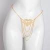 Hot Waist Rhinestone Heart Body Chain Panties for Women