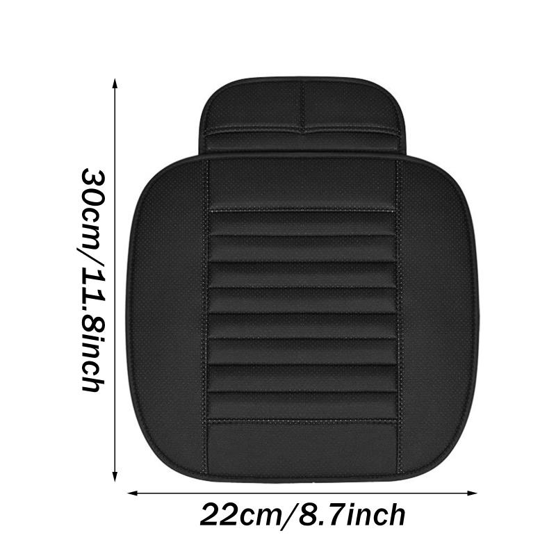Breathable PU Leather Bamboo Charcoal Car Interior Seat Cover Cushion Pad for Auto Supplies Office