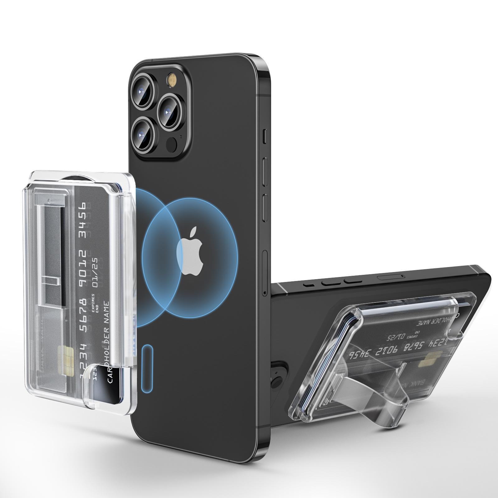 

Магнитный держатель для карточек для Apple iPhone 15/14 с совместимостью MagSafe