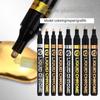 Graffiti Chrome Mirror Marker Pen Gold Silver Touch Up Marker Effective Reflective Paint Pen  Car