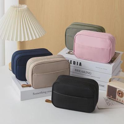 Durable, Stylish, Multi-Use Cosmetic Bag - High Capacity, Dirt-Resistant with Layered Design