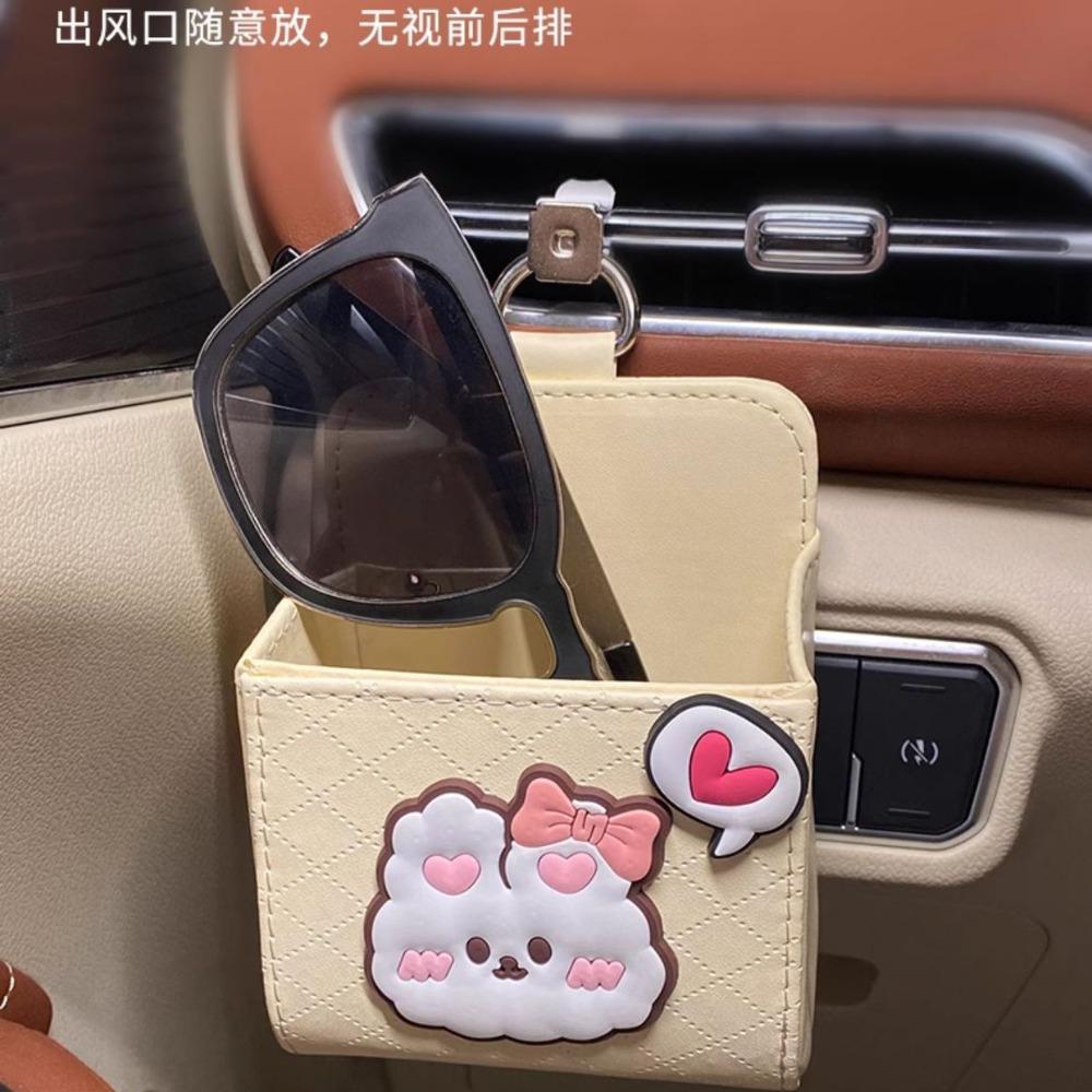 Storage Bag Cartoon Car Storage Box Mobile Phone Hanging Bag Car Mobile Phone Storage Box Glasses