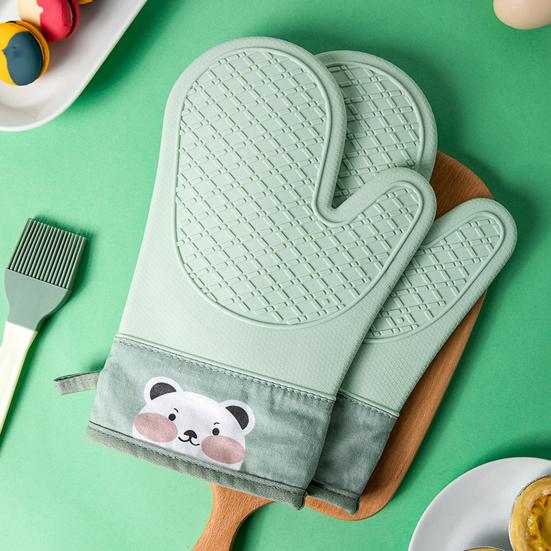 1 Stück Isolier-Hitzeschutzhandschuhe Aufhängungsbeständig Verbrühschutz Ofen Backen Heißtopf Topflappen