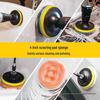 Electric Drill Multi-Cleaning Brush Head for Household, Kitchen, Bathroom, Car, and Carpet with Long Handle