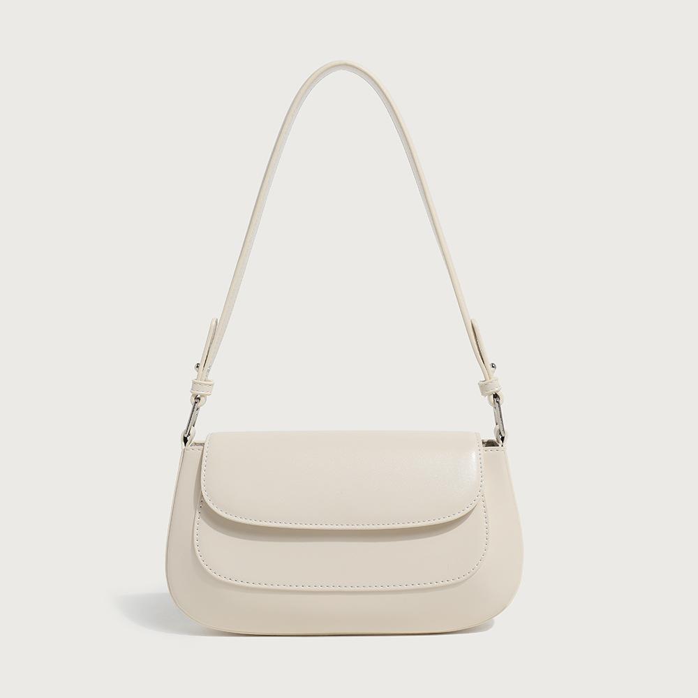 Trendy Saddle Bags Women Synthetic Leather Versatile Shoulder Bag Sewing Design Crossbody Bags for Female