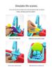 Kids' Automatic Dishwashing Sink Toy with Circulating Water for Play Kitchen