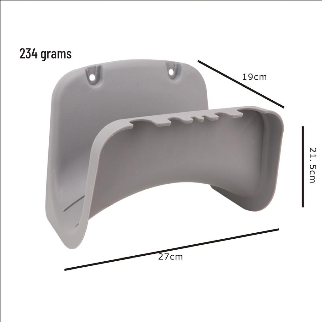 Wall-Mounted 30m Water Hose Rack for Garden and Car Wash