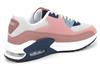 Mozu Air Cushion Sole Pink Size 23cm Women's Lace-Up Sneakers, Navy,