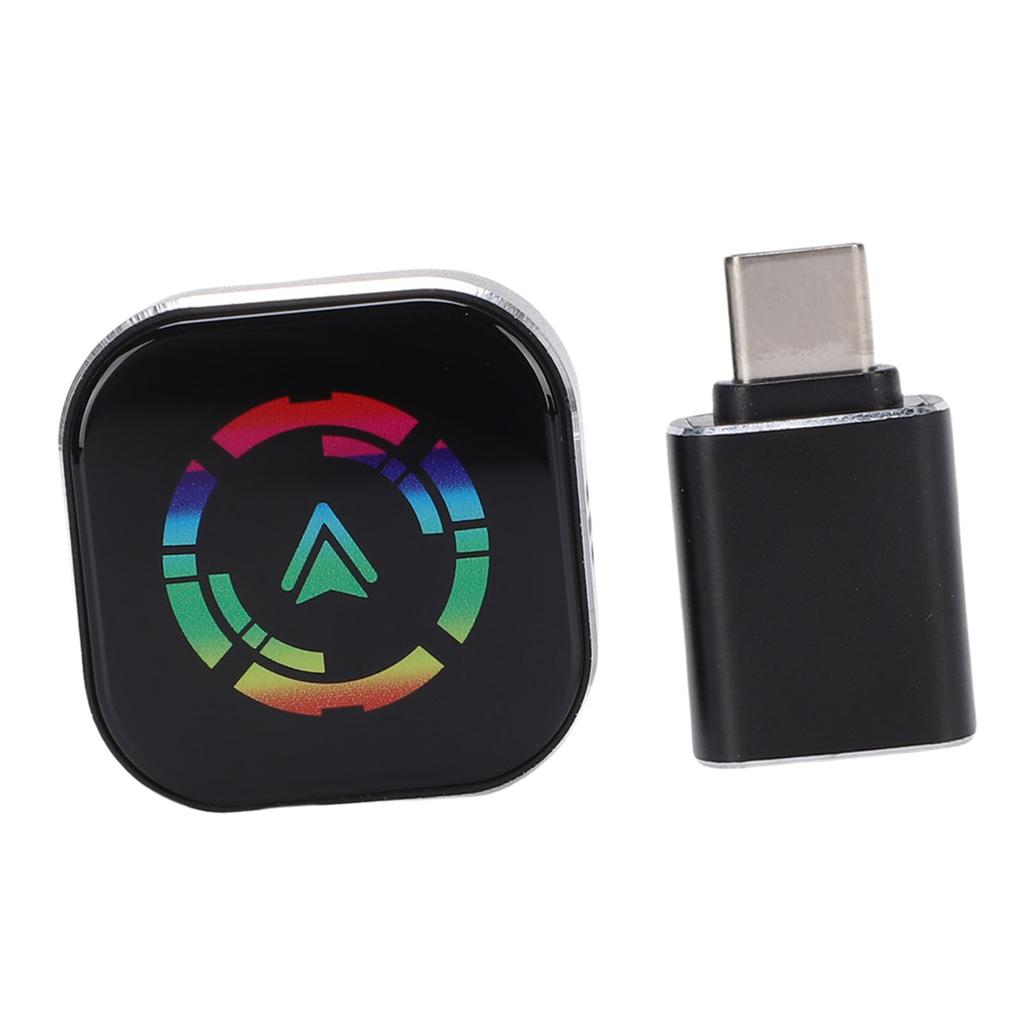 Kabelgebundener zu kabellosem Auto-Adapter Unterstützung für CarPlay Unterstützung für Android Auto 2-in-1 Fahrzeugmontiertes System