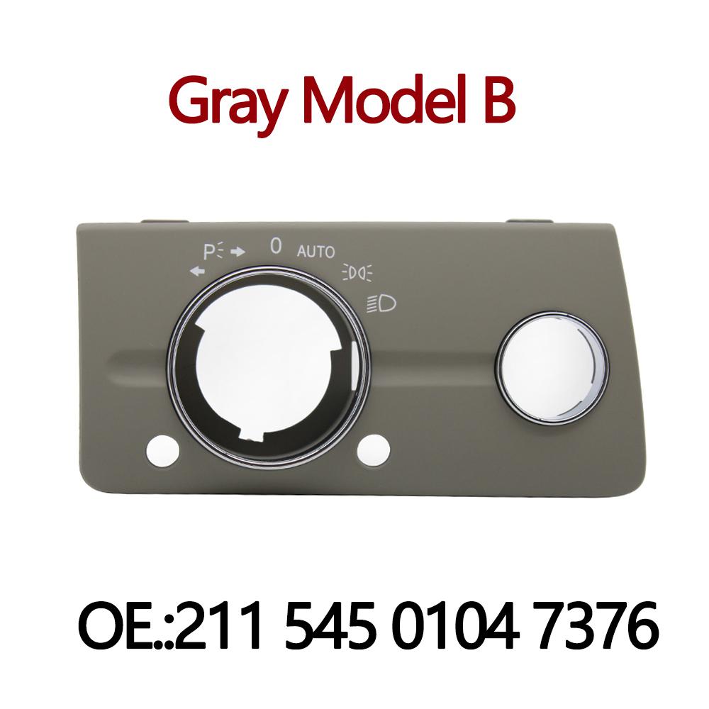LHD Armaturenbrett Scheinwerferschalter Abdeckung Panel Verkleidung Für Mercedes Benz W211 E-Klasse 320 350 550 2003-2008