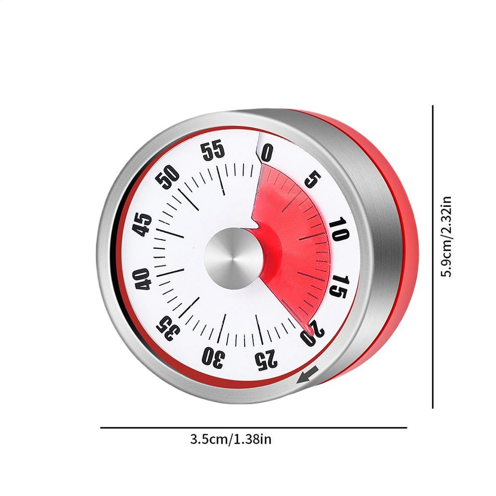 Kitchen Timers for Cooking Mechanical Kitchen Cooking Timer Magnetic Countdown Timepiece with No Batteries Required for Meal