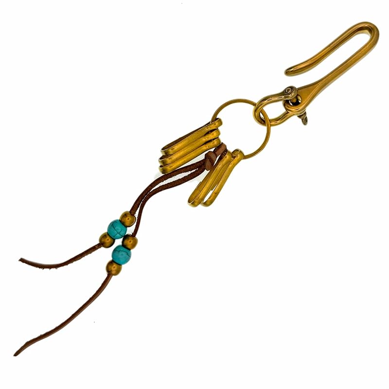 

brass brass biker key ring key chain Hook; USBS-006