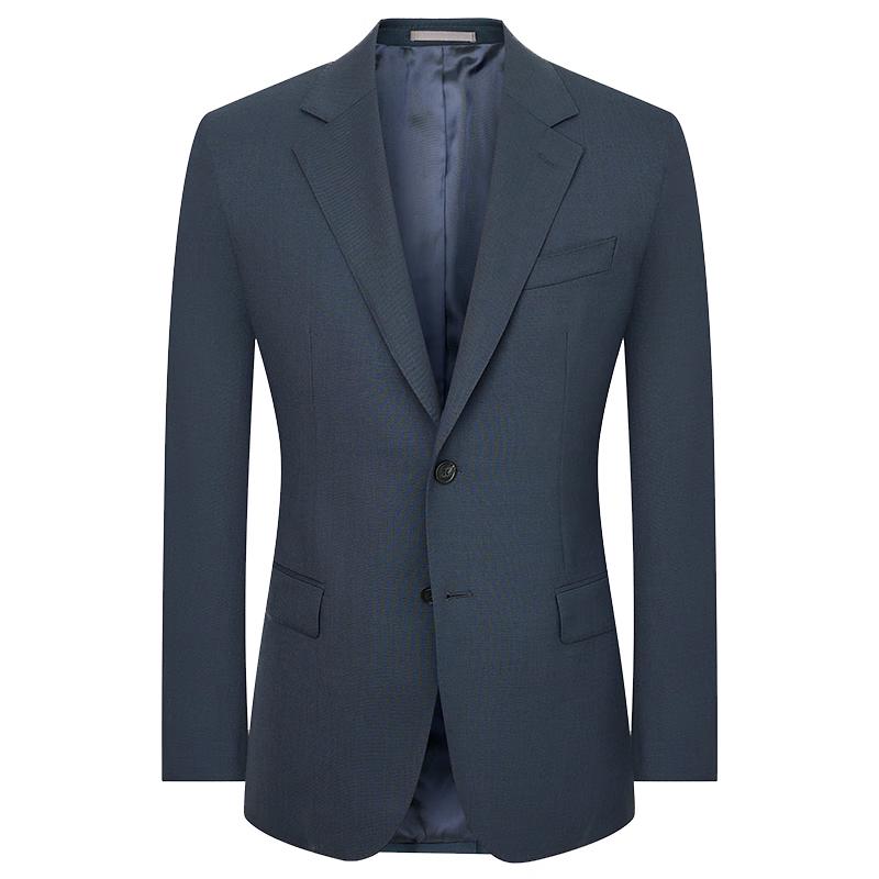 Men's Easy-Care Wool Blend Business Suit Collection