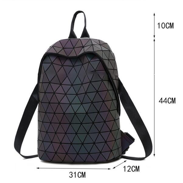 luminous backpack geometric