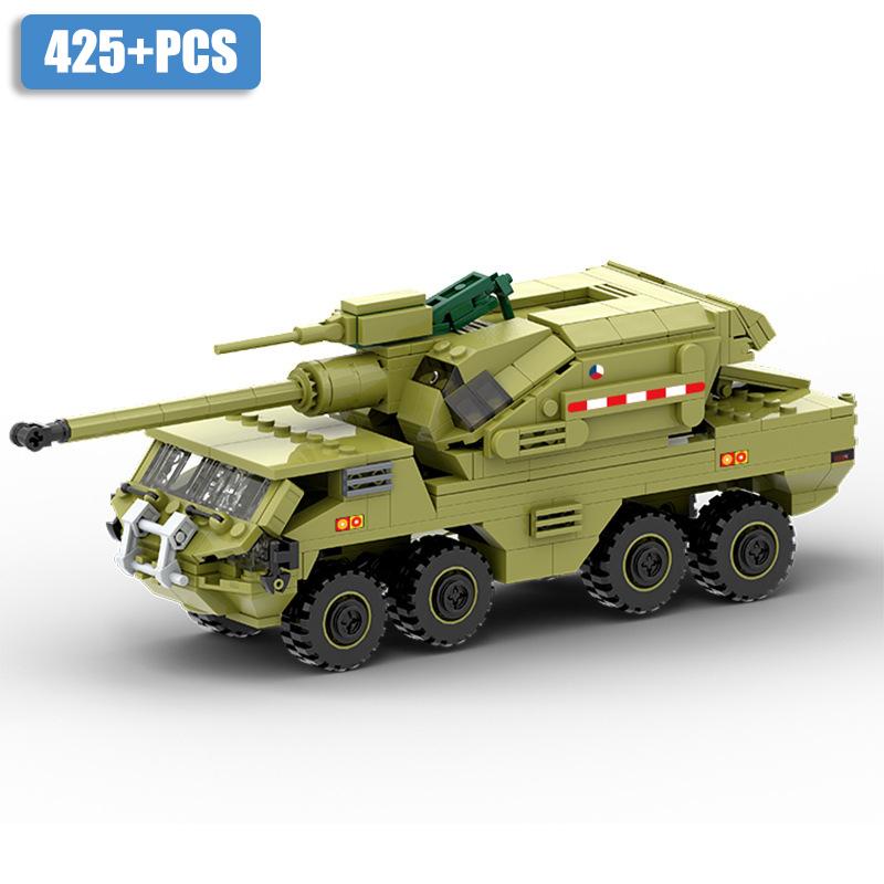 Blocuri de construcție Vehicul blindat DANA-M2 M142 HIMARS Boxer din Al Doilea Război Mondial Militare DIY VPK-7829 BTR-4 Tanc IFV Cărămizi Jucării Cadouri de Crăciun