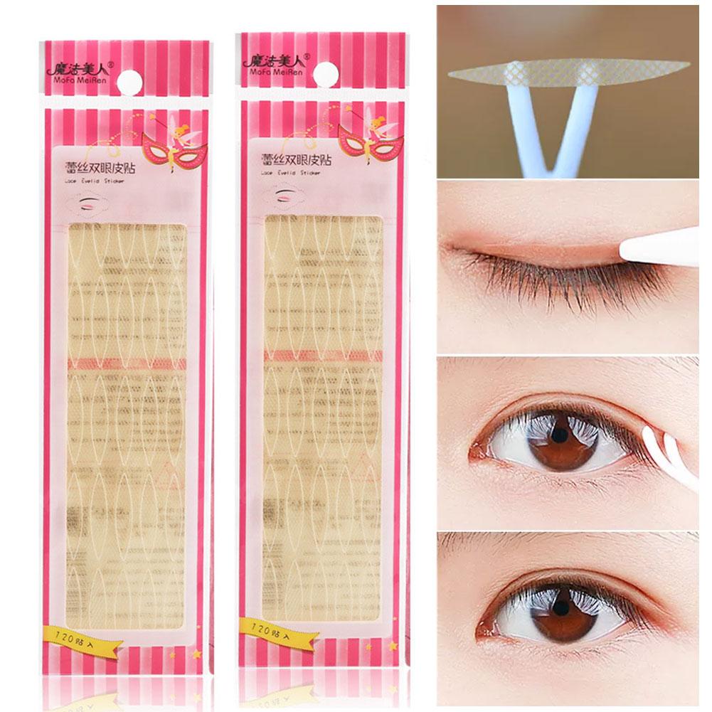 Lace Invisible Mesh Double Eyelid Pads
