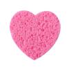 Compressed Facial Cleansing Sponges Heart Shape Natural Face Wash Sponges Pads Soft Absorbent Cleansing Tools Portable Facial