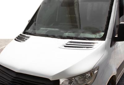 Lufteinlassabdeckungen von Carmos (2 Stk., rostfrei) Für Mercedes Sprinter W907/W910 2018-