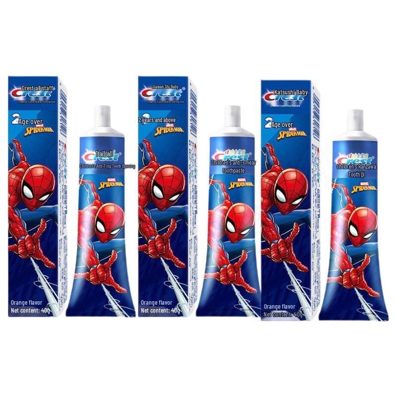 Crest Kids Dual-Action Anti-Cavity Toothpaste, Spider-Man Edition
