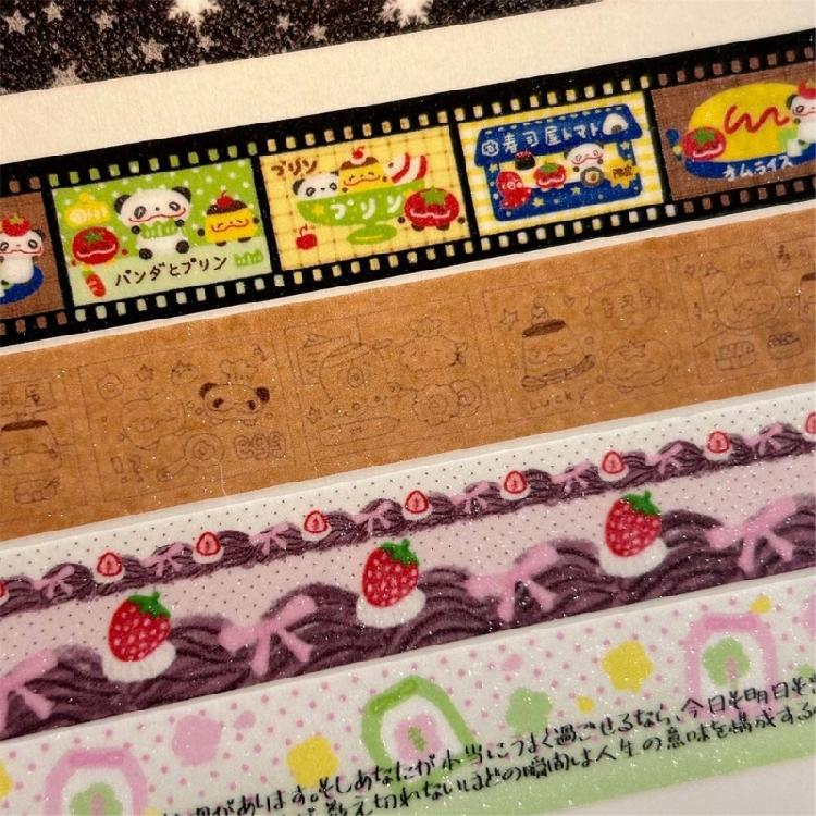Winter Theme Washis Tape Decorative Tape Lovely Crafting Tape Masking Tape Craft Supplies for Scrapbooking