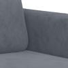 Vidaxl 2-Seater Sofa, Dark Grey, 140 Cm, Upholstered In Velvet
