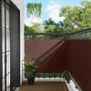 Balcony Privacy Screen Brown 110 X 800 Cm Oxford Fabric