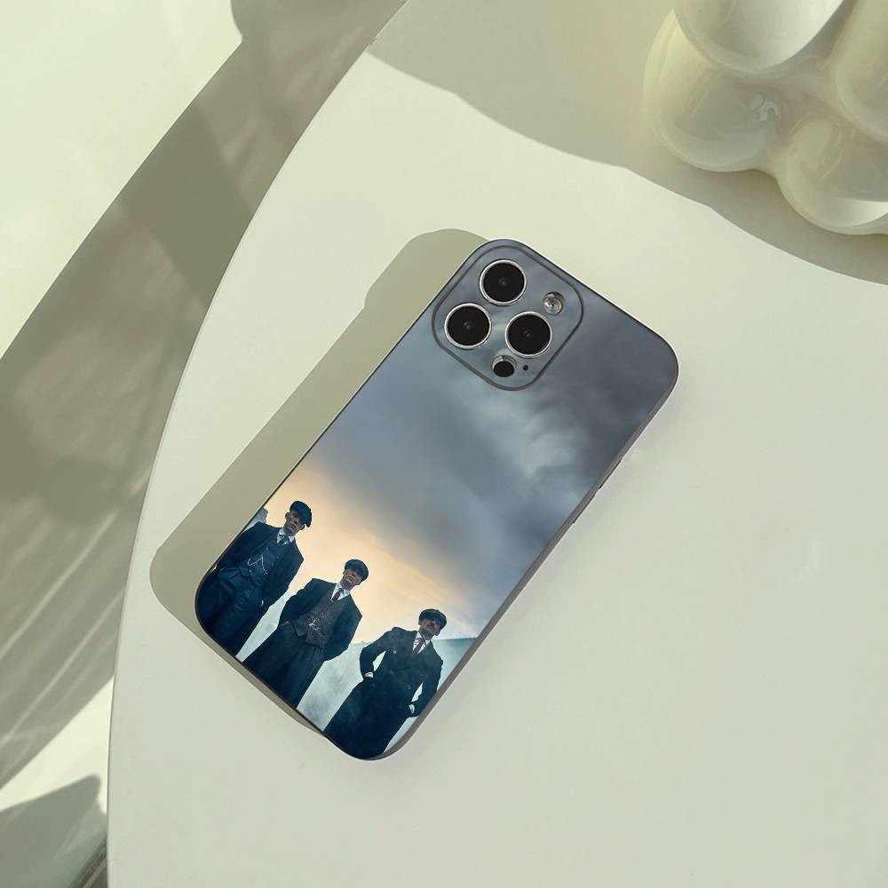 P-Peaky-B- Blinders-movie Phone Case For iPhone 17,16,15,14,13,12,11 Pro Max,16/15/14Plus,XS Soft Black Cover