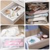 4Pcs Drawer Divider Adjustable Free Combination Partition Storage Shelves Wardrobe Closet Separator Underwear Socks Storage