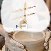 Pottery Throwing Gauge Measuring Gauge with Clamp Measurement Clip On Pottery Throwing Sticks for Jars Home Art Center