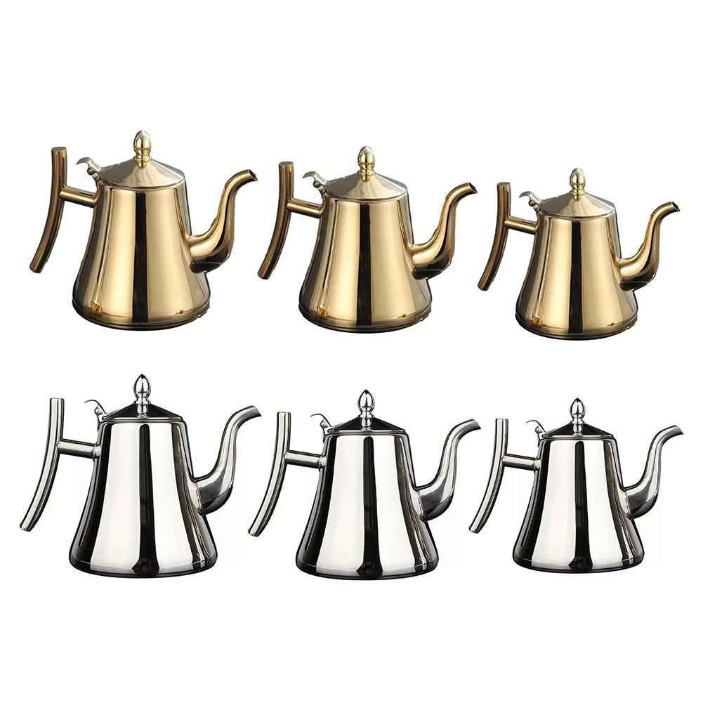 Kitchen Stainless Steel Teapot Infuser Coffee Pot Induction Cooker Kettle