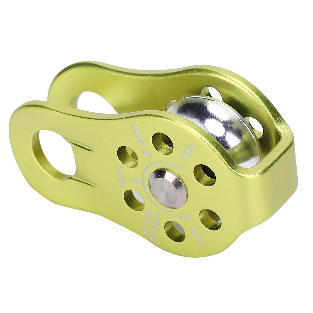 Outdoor Rock Climbing Pulley Fixed Sideplate Single Pulley High Altitude Survival Tool Gear