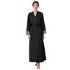 Women's Long Sleeve Belted Satin Robe - Autumn/Winter Pajama & Bathrobe
